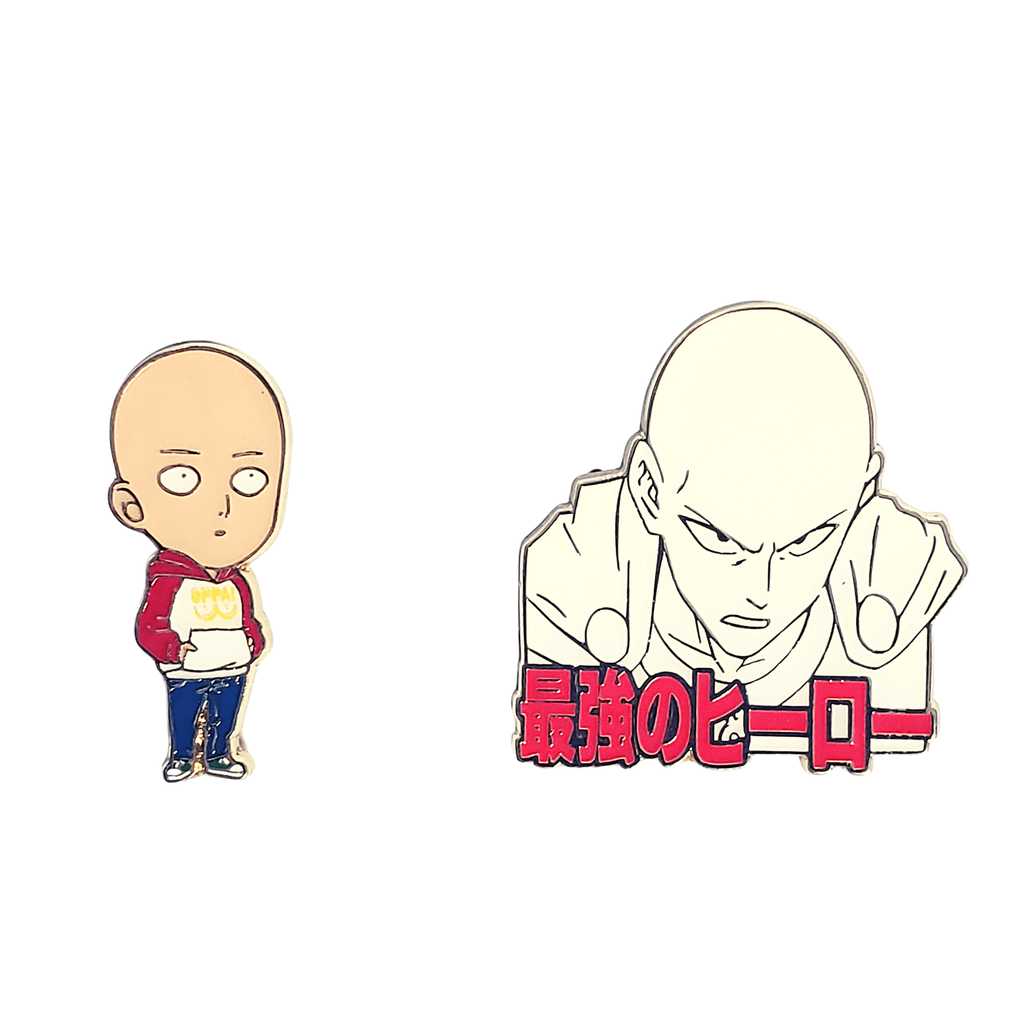 PinClub One Punch Man Enamel Pins 2-pack