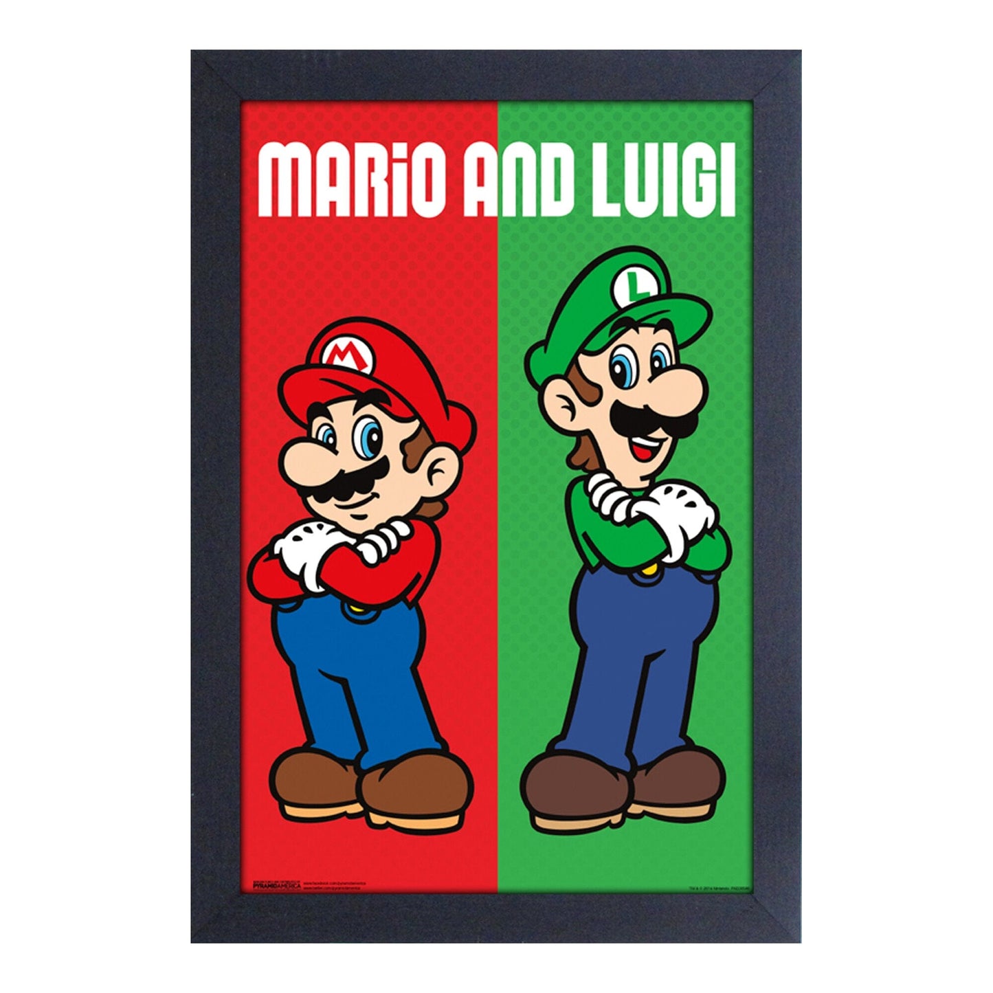 Pyramid America Nintendo Super Mario Bros. 11x17 Framed Wall Art