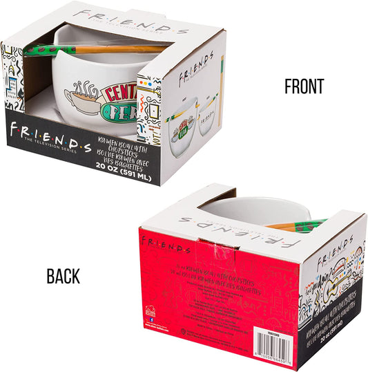 Silver Buffalo Bowl Friends TV Series Ceramic Ramen Bowl FRD313KDB