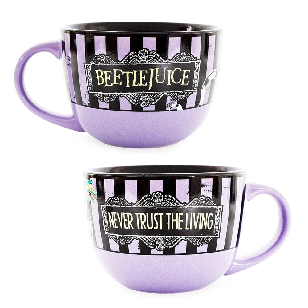 Silver Buffalo Mug Halloween Horror Ceramic Soup Mug 24oz WBM60533 Beetlejuice