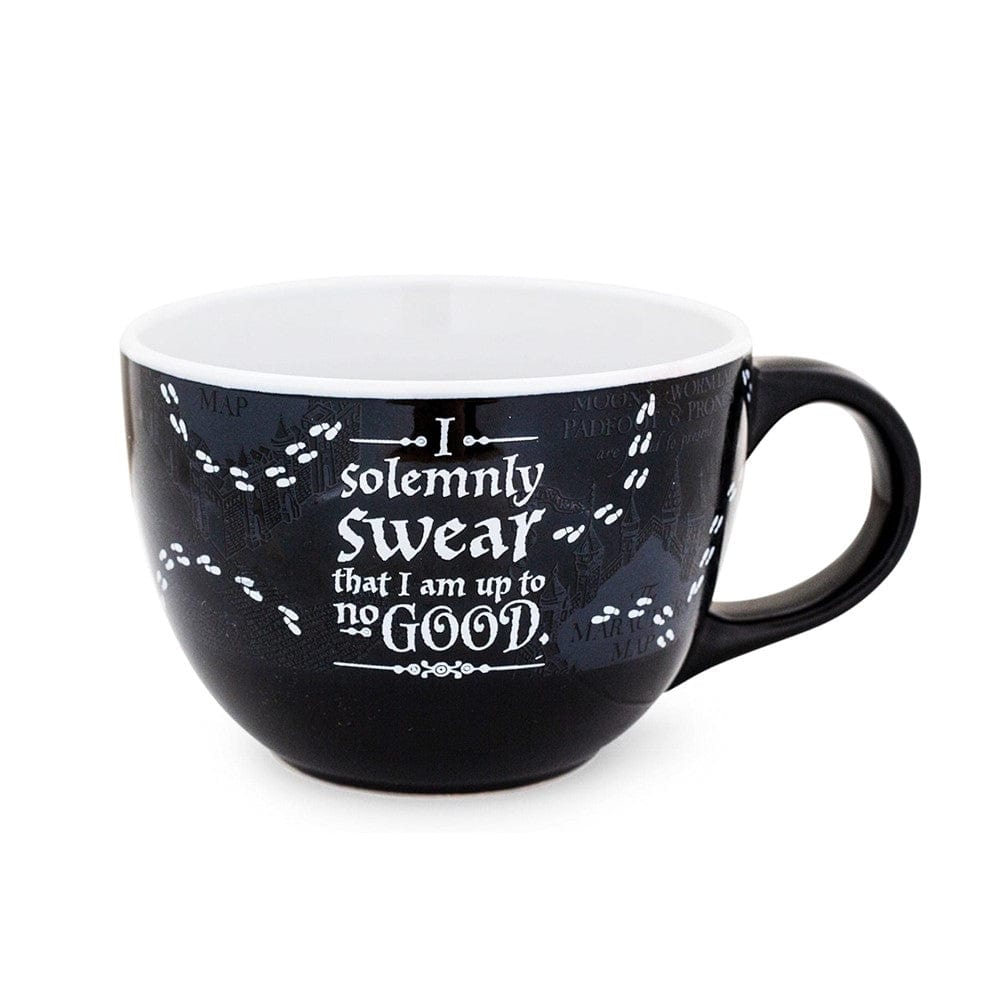 Silver Buffalo Mug Harry Potter Marauders Map Ceramic Soup Mug 24oz HP136633-f1