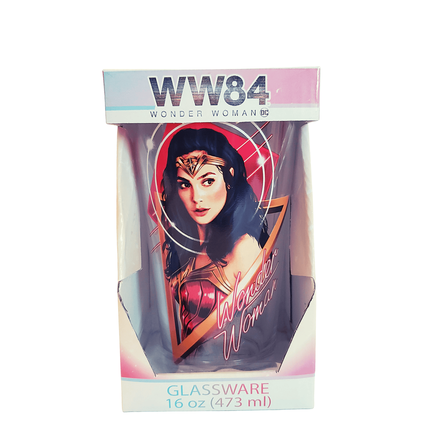 Silver Buffalo Pint Glass DC Comics Wonder Woman Pint Glass 16oz