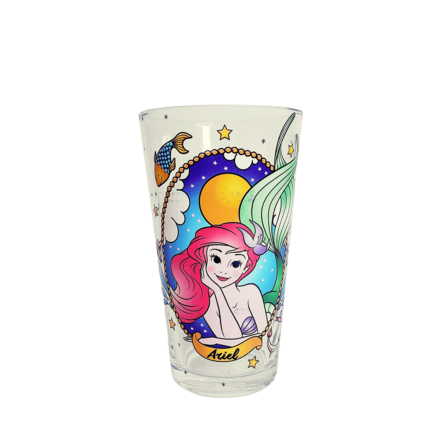 Silver Buffalo Pint Glass Disney The Little Mermaid Pint Glass 16oz DP127766B