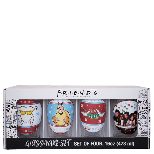 Friends TV Series Pint Glassware Set 16oz