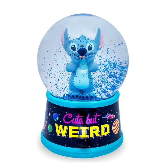 Silver Buffalo Snow Globe Disney Stitch Light-Up Snow Globe LI2601J9 Cute But Weird