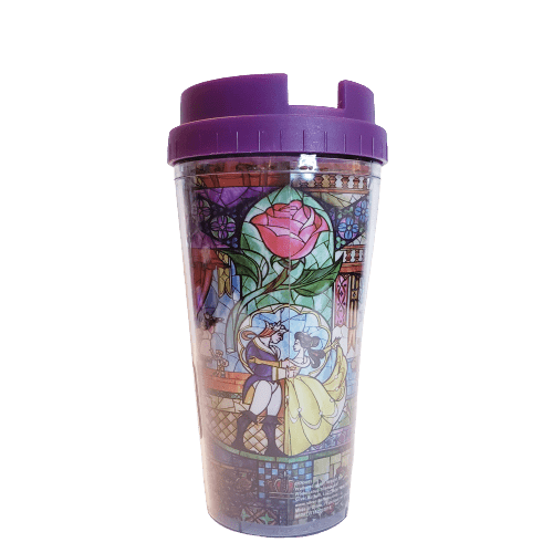 Silver Buffalo Tumbler Disney Beauty And The Beast Mural Tumbler 16oz DP1231B2