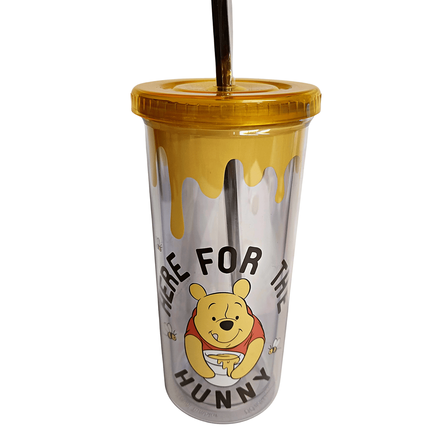 Silver Buffalo Tumbler Disney Winnie The Pooh Tumbler With Straw 20oz WTP5188F