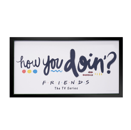 Silver Buffalo Friends TV Series 10x18 Framed Wall Art
