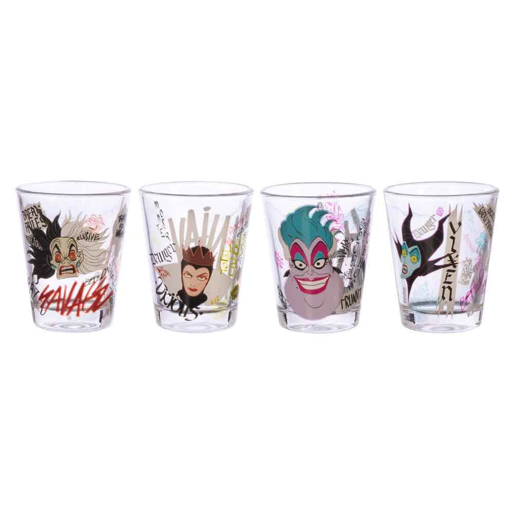 Nightmare Before Christmas Characters 4 Piece 9oz Rock Glass Set