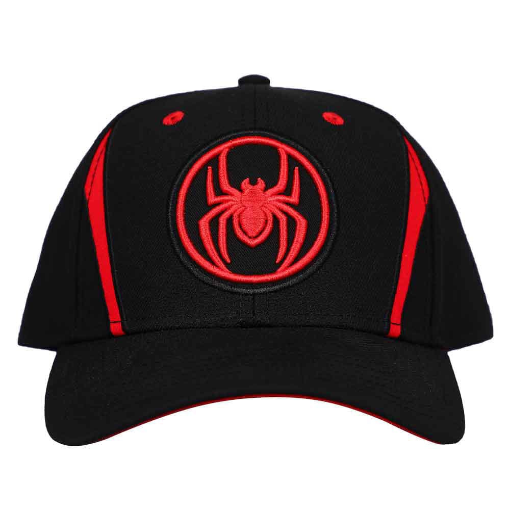 Bioworld Marvel Spiderman Miles Morales Pre-Curved Bill Hat ...