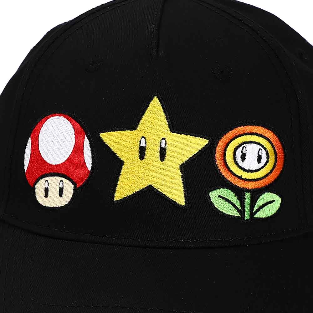 BioWorld Hat Super Mario Icons Embroidered Hat BA5DLKSMBPP00