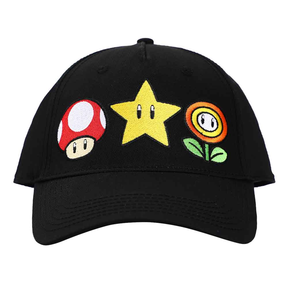 BioWorld Hat Super Mario Icons Embroidered Hat BA5DLKSMBPP00