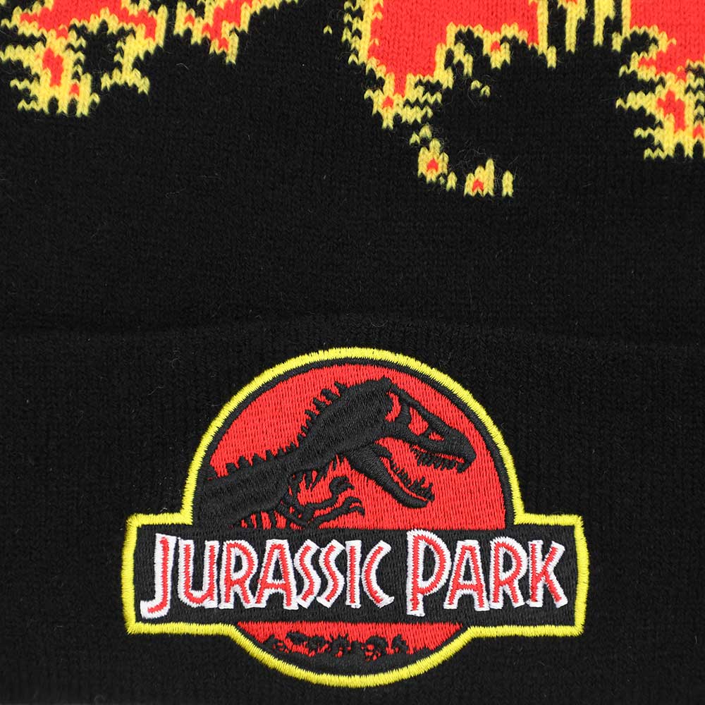BioWorld Jurassic Park Knit In Landscape Cuff Beanie KCM5TH3JPAPP00