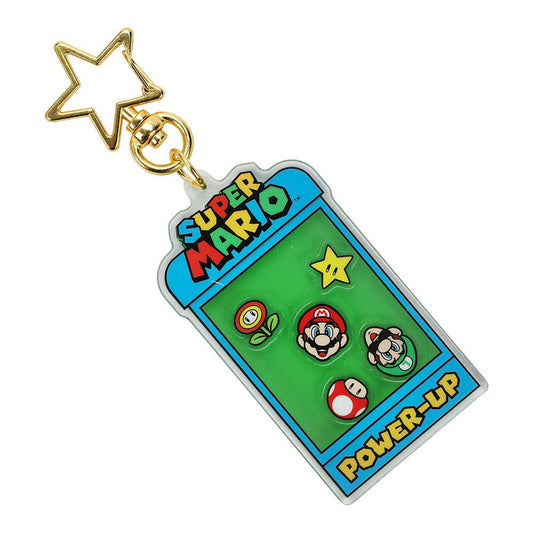 BioWorld Keychain Super Mario Bros. Power Up Keychain KEU5BUGSMBPP00