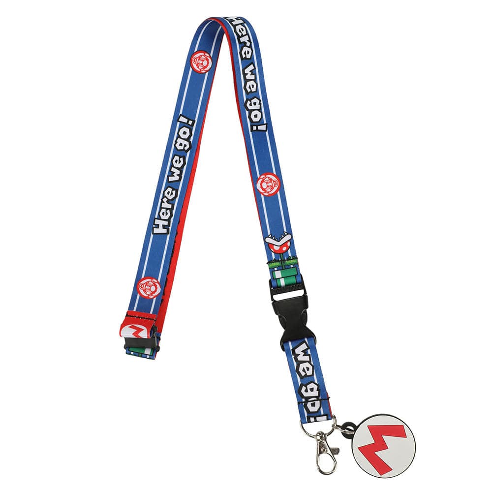 BioWorld Lanyard Nintendo Super Mario Mushroom Kingdom Lanyard LAA1KUDSMBPP00