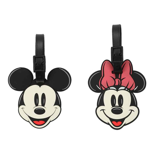 BioWorld Luggage Tag Disney Mickey & Minnie Mouse Rubber Luggage Tags LUY64XJDSYPP00
