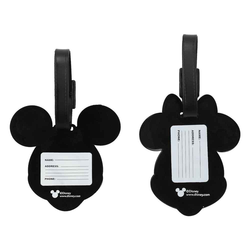 BioWorld Luggage Tag Disney Mickey & Minnie Mouse Rubber Luggage Tags LUY64XJDSYPP00