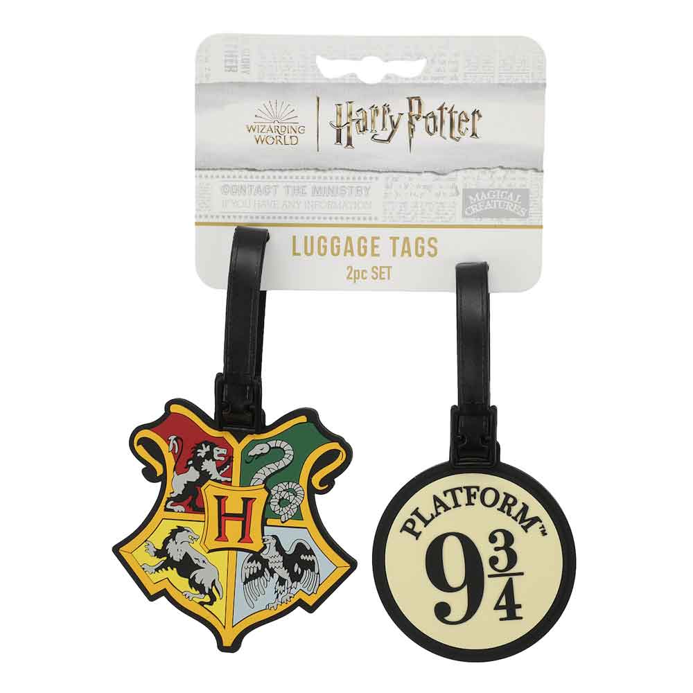 BioWorld Luggage Tag Harry Potter Hogwarts Rubber Luggage Tags LUY666JHPTPP00