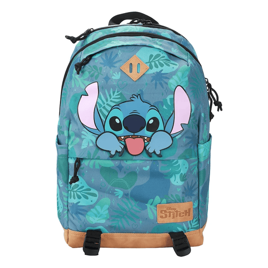 Bioworld Merchandising Backpack Disney Stitch Tropical Print Hooded Backpack BPA7XRWDSCPP00