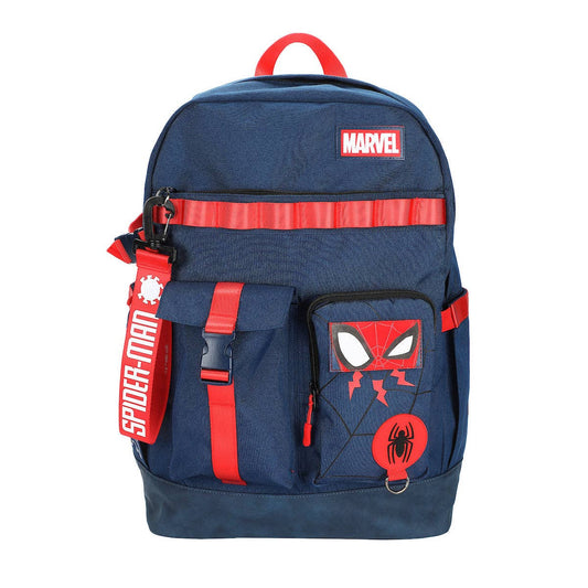 Bioworld Merchandising Backpack Spider-Man Classic Chibi Spider-Man 18.5" Adult Navy Backpack BPAAGMGUSMPP00