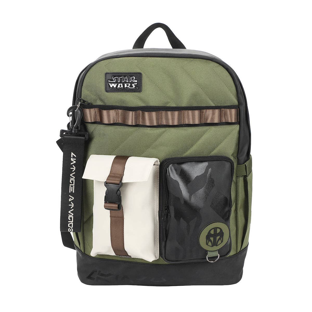 Bioworld Merchandising Backpack Star Wars The Mandalorian Green 18.5" Backpack BPAAJXESTWPP00
