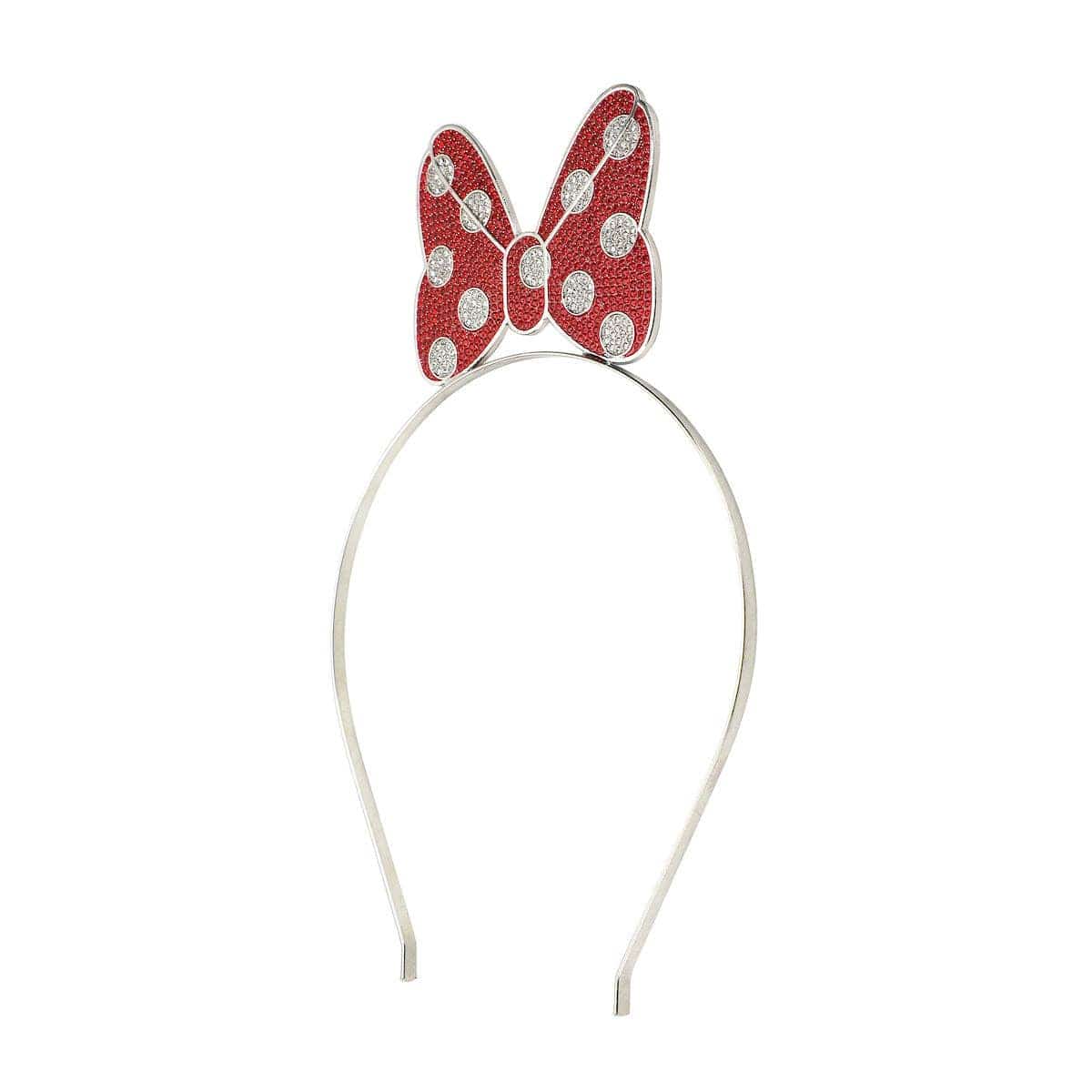 Bioworld Merchandising Disney Minnie Mouse Bow Glitzy Metal Headband HHA7F1GDSYPP00