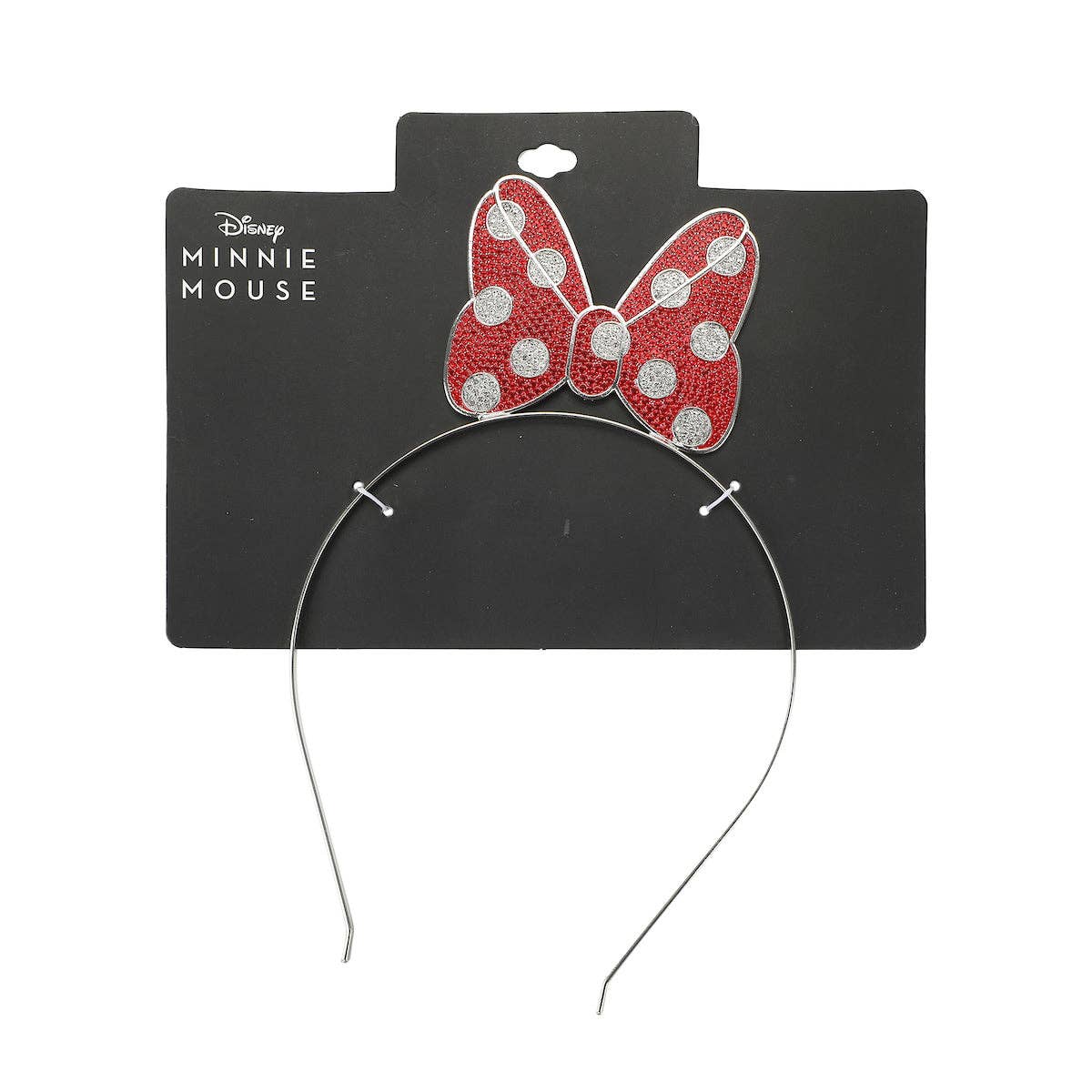 Bioworld Merchandising Disney Minnie Mouse Bow Glitzy Metal Headband HHA7F1GDSYPP00
