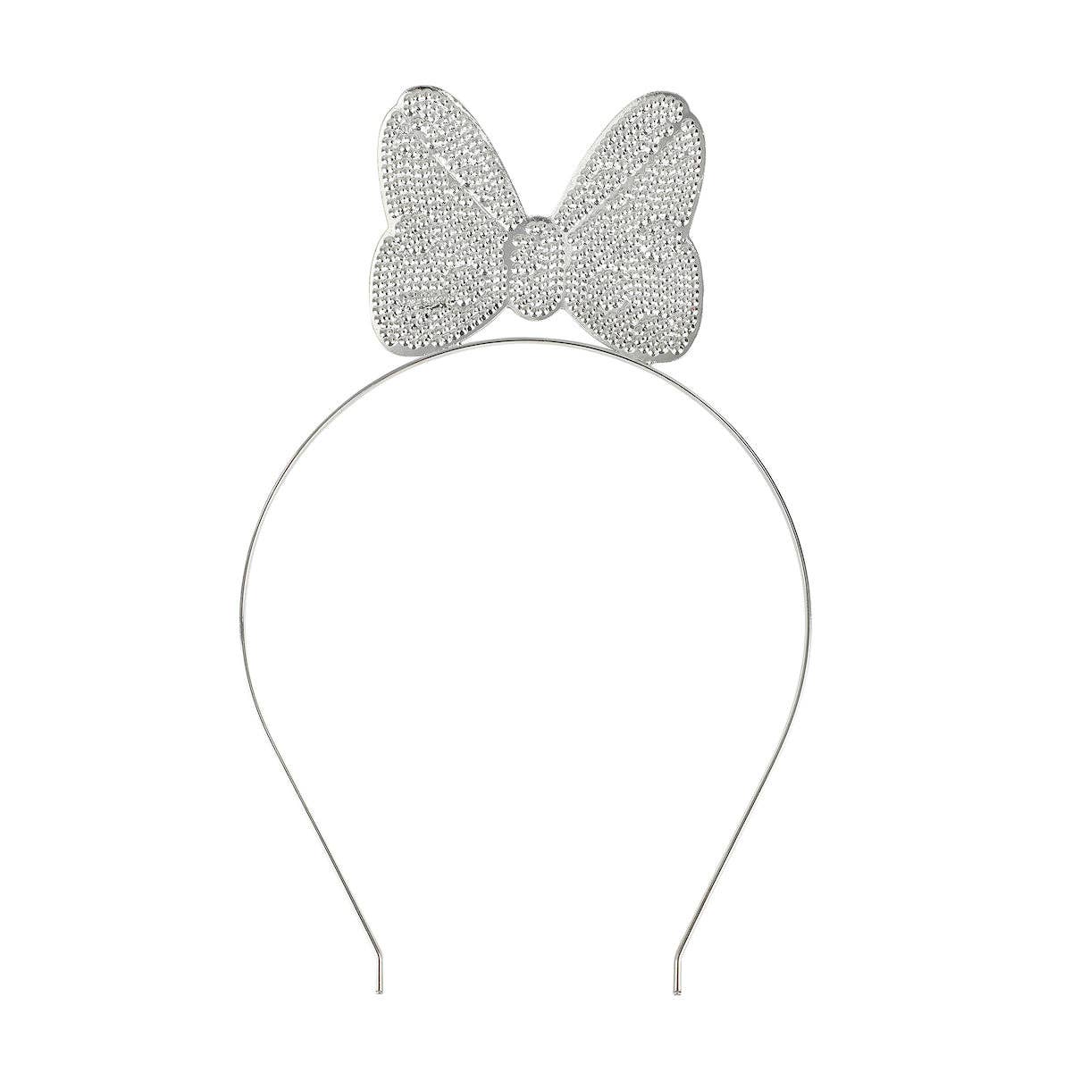 Bioworld Merchandising Disney Minnie Mouse Bow Glitzy Metal Headband HHA7F1GDSYPP00