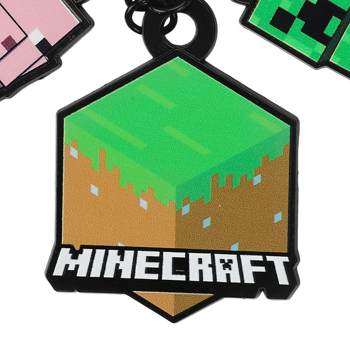 Bioworld Merchandising Minecraft Icons Multi-Charm Keychain KEA86R2MNCPP00