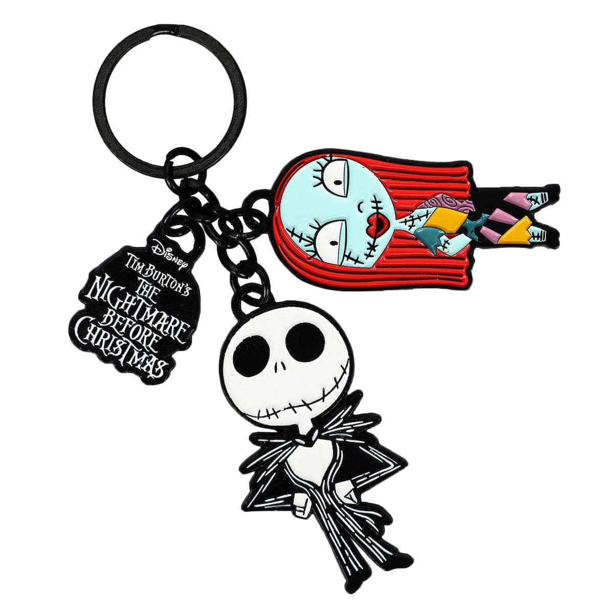 Bioworld Merchandising Nightmare Before Christmas Character Charms Keychain KEU2KVRNBCPP00