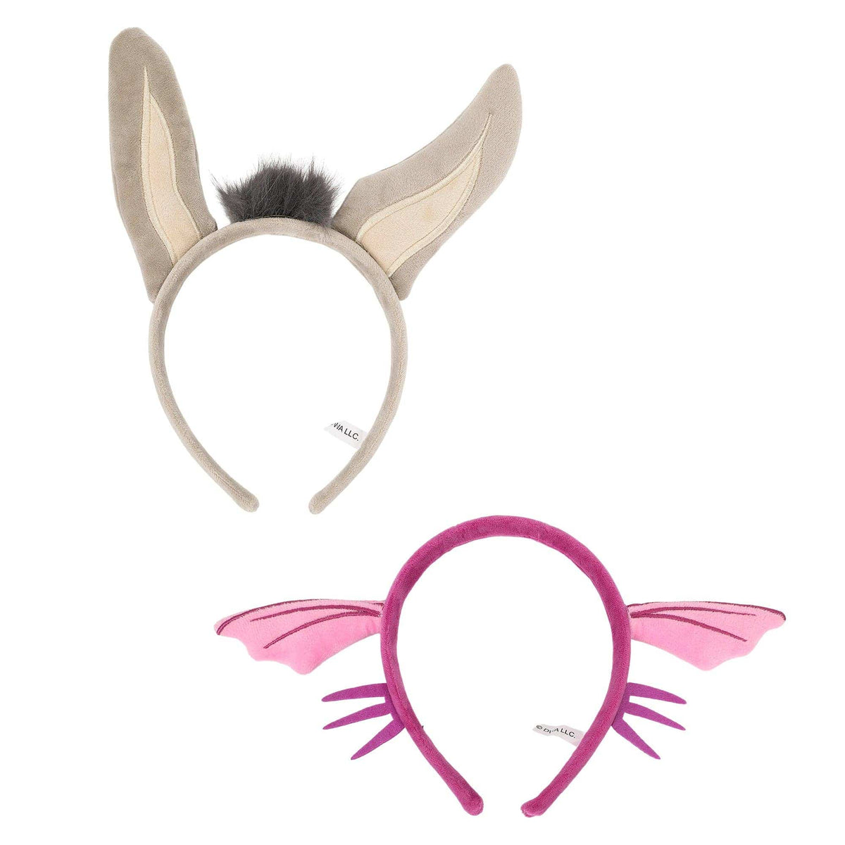 Bioworld Merchandising Shrek Donkey and Dragon 2 Pack Cosplay Headbands JSA8VJ0SHRPP00