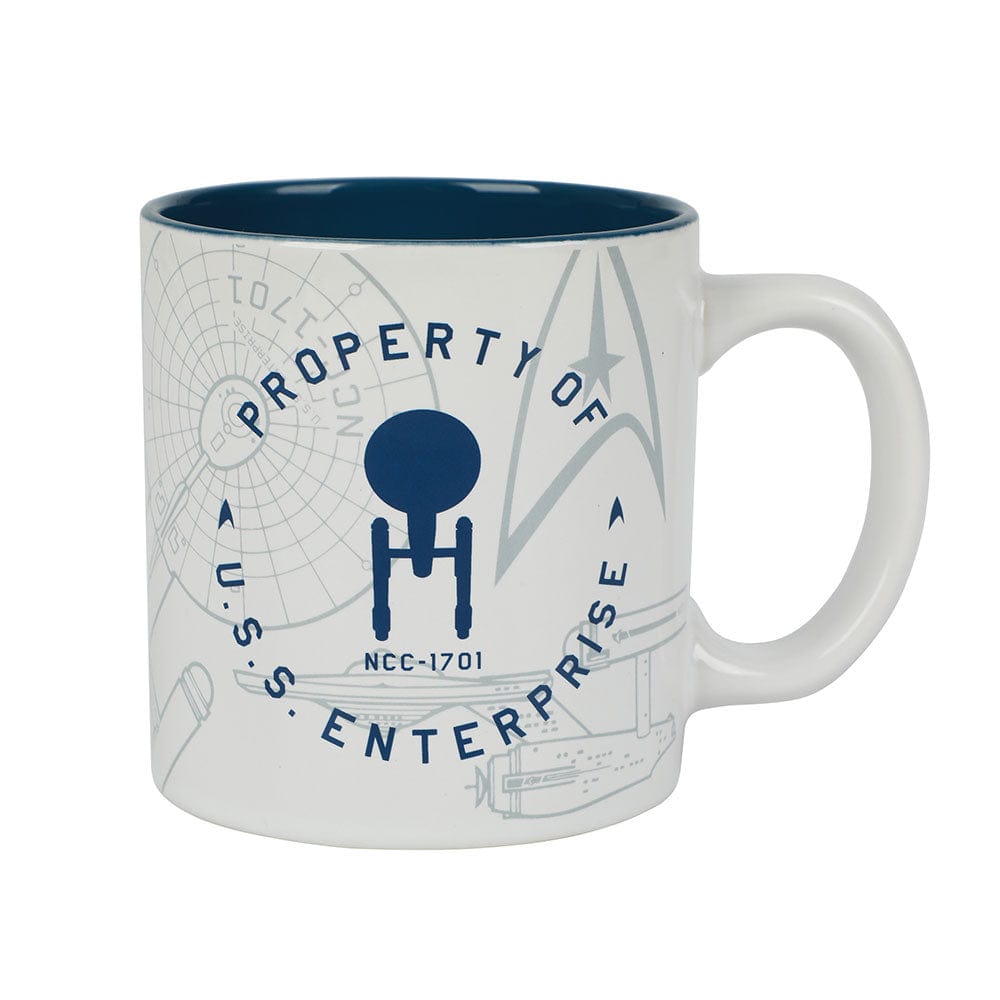 Bioworld Mug Star Trek USS Enterprise Ceramic Mug MUY5XN6STAVI00