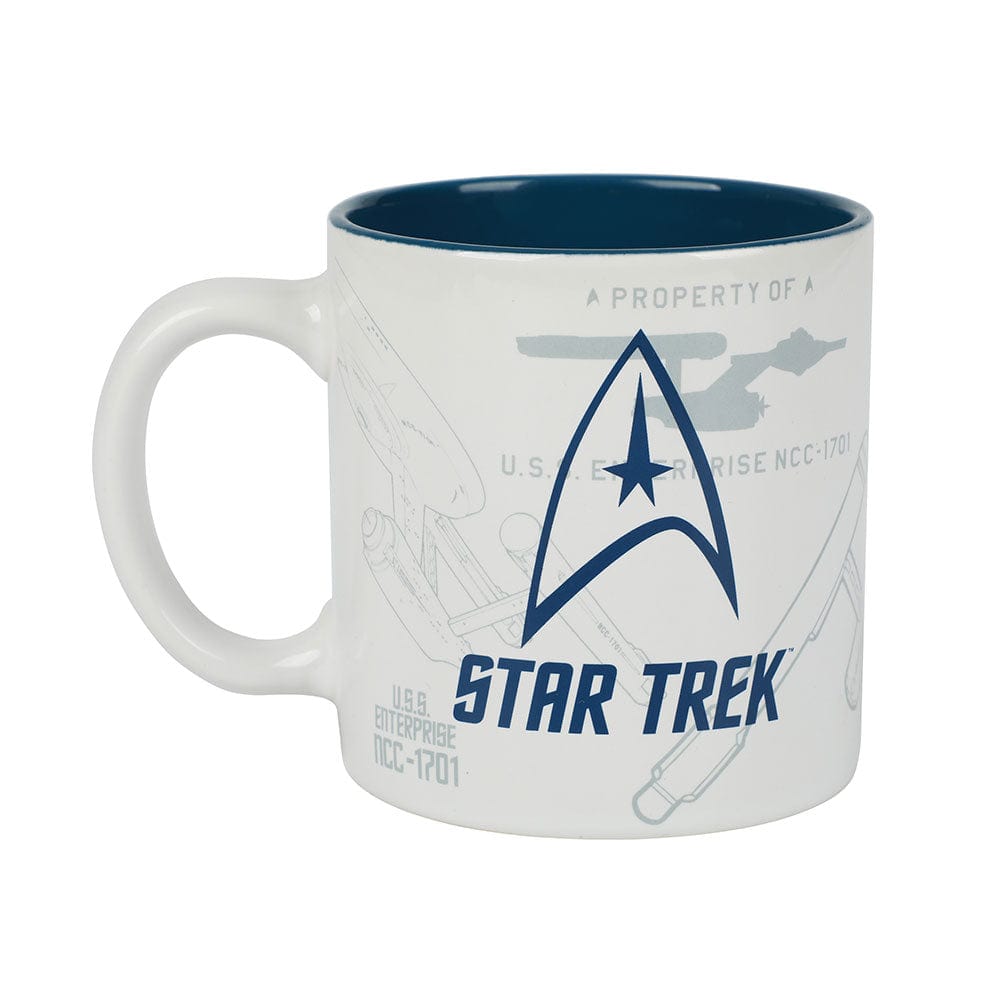 Bioworld Mug Star Trek USS Enterprise Ceramic Mug MUY5XN6STAVI00
