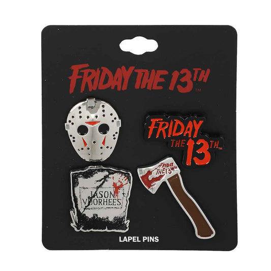 BioWorld pin Friday The 13th Enamel Pins Set LPA5L7YFTTPP00