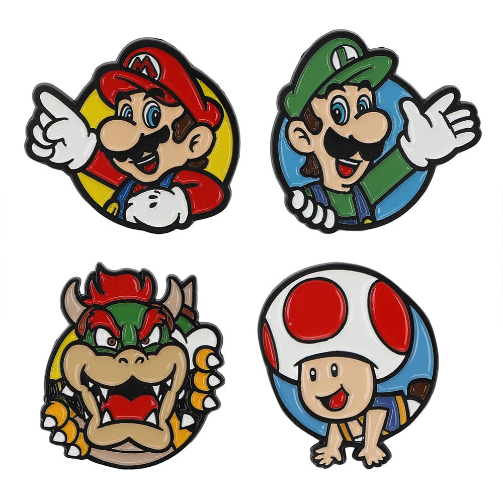 Mario Pin Bioworld Nintendo Super Mario Bros. Enamel Pins – Collective Hobbees
