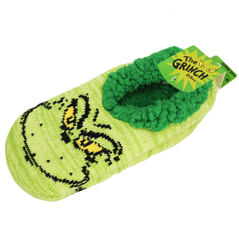 BioWorld Socks Dr. Seuss The Grinch Slipper Socks SS721DGRI00PP00