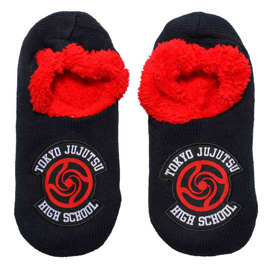 BioWorld Socks Jujutsu Kaisen High School Slipper Socks SSM17DXCRUBX00