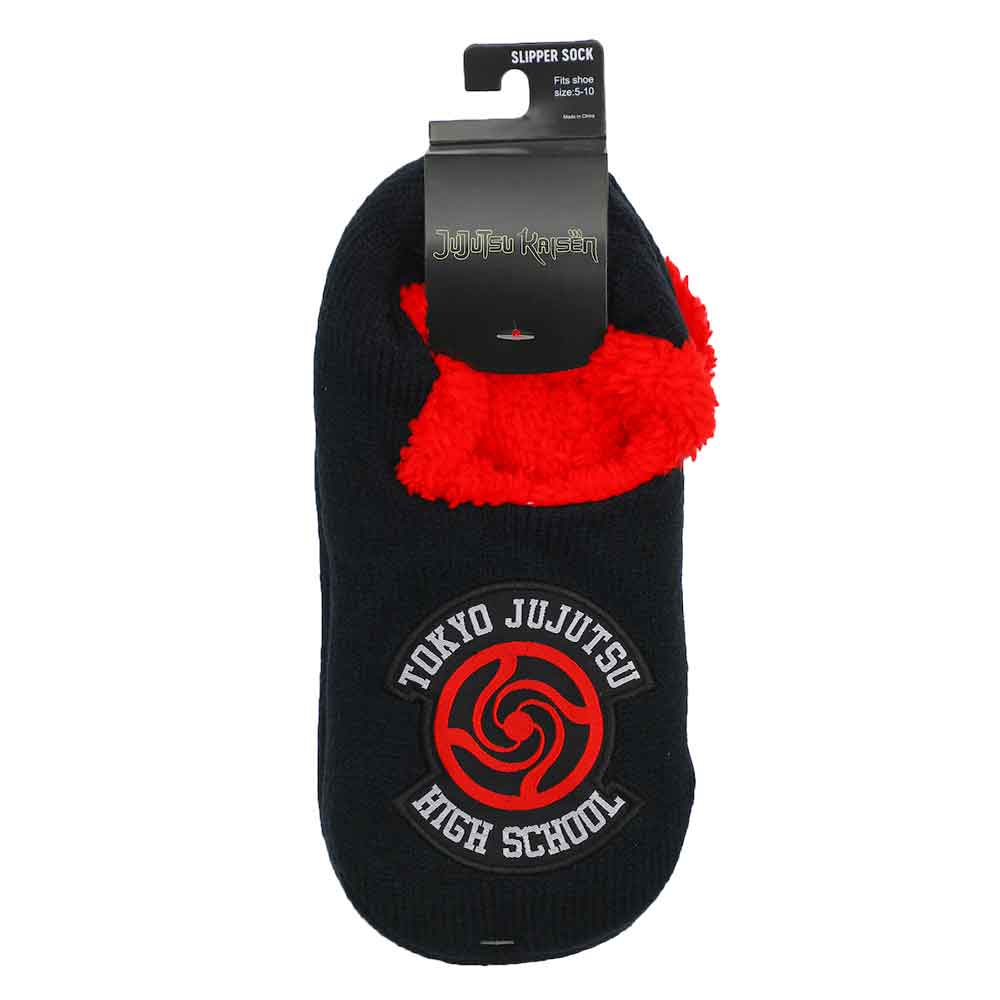 BioWorld Socks Jujutsu Kaisen High School Slipper Socks SSM17DXCRUBX00