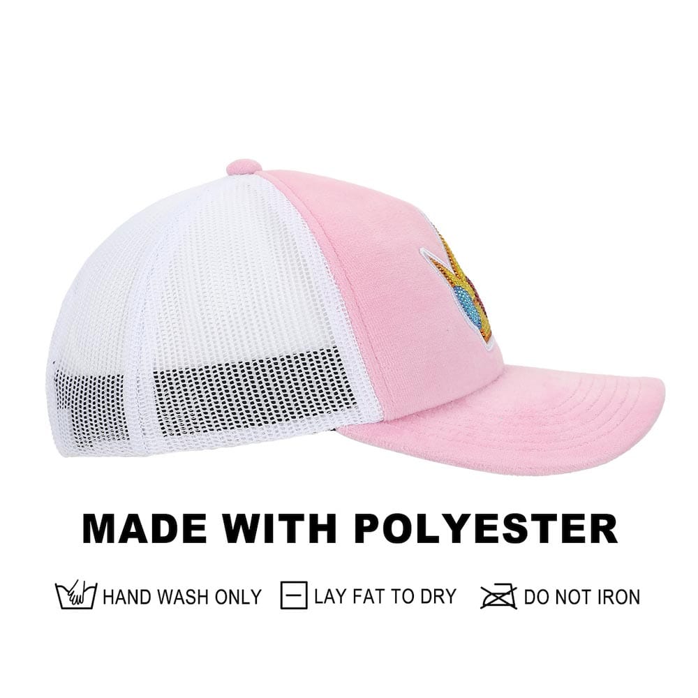 BioWorld Super Mario Princess Peach Rhinestone Trucker Hat SBF6PRLSMBPP00