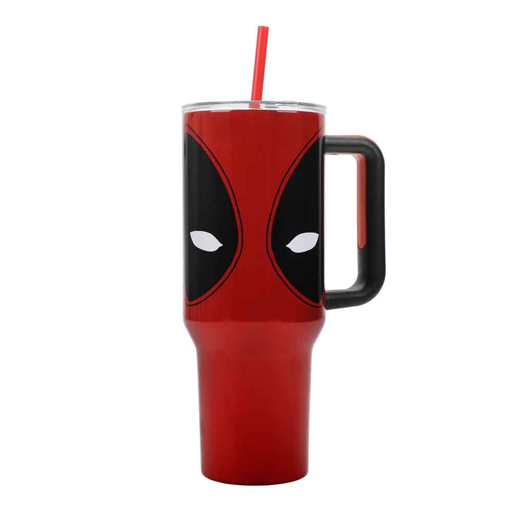 BioWorld Tumbler Marvel Deadpool Stainless Steel Tumbler WAA6XHGDPOVI00