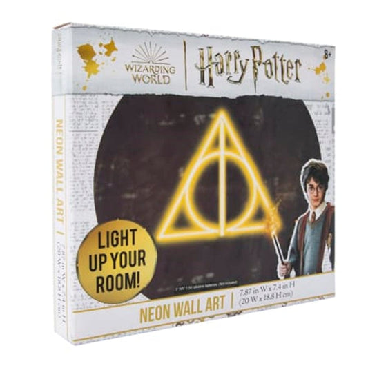 Idea Nuova Desk Light Harry Potter Deathly Hallows Neon Wall Art IN02157HP