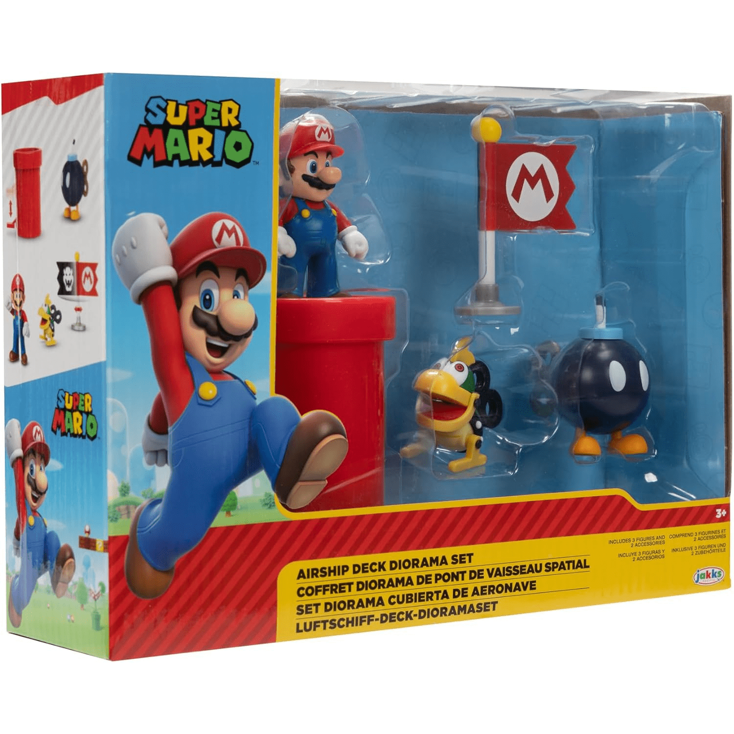Jakks Pacific World Of Nintendo Super Mario Diorama Multi Pack Set Collective Hobbees