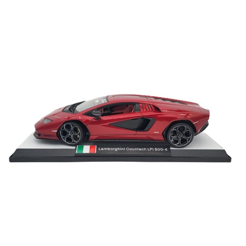 Maisto Diecast Car Maisto Special Edition 1:18 Scale Diecast Car - Lamborghini Models MAC46629LCOR Countach LPI 800-4 Rosso