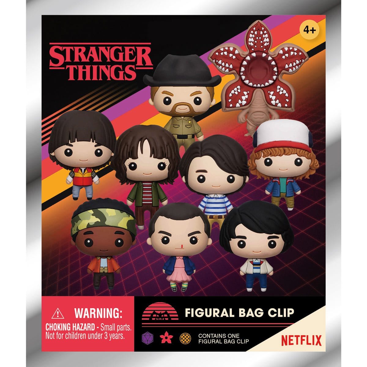 Monogram Netflix Stranger Things Series 1 Collectible Figure Bag Clip ...