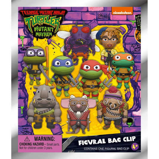 Monogram Keychain TMNT: Mutant Mayhem Collectible 3D Figure Bag Clip MG63305