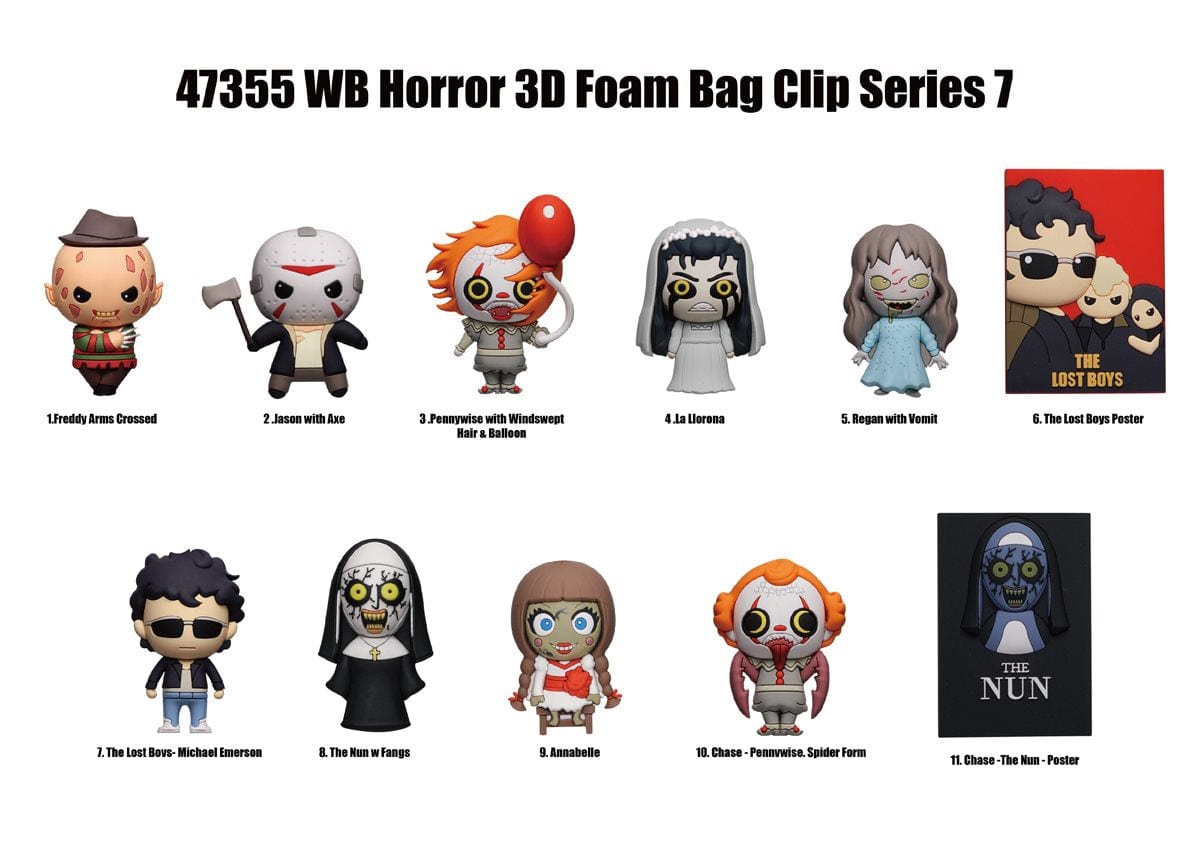 Monogram Keychain WB Horror S7 Collectible 3D Figure Bag Clip MG47355