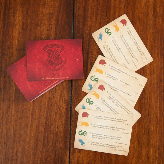 Paladone Game Cards Wizarding World Harry Potter Hogwarts Trivia Quiz Cards Game WG7014HPTX