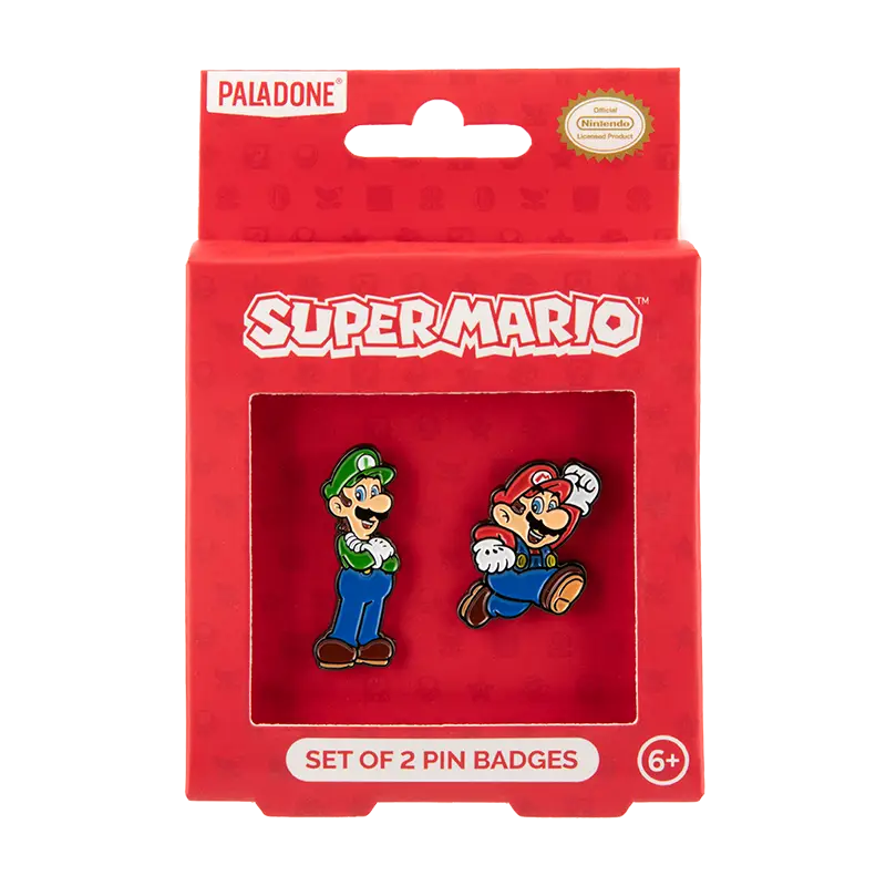 Paladone pin Nintendo Super Mario Bros. Enamel Pins Set of 2 PP15844NN