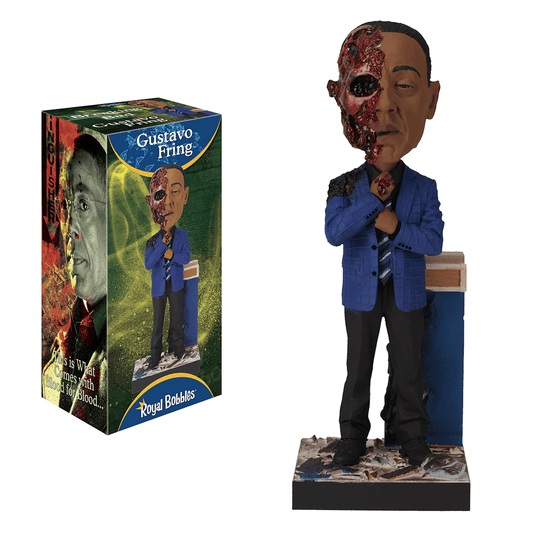Royal Bobbles Action Figure Breaking Bad Gustavo Fring Face Off Bobblehead RB1326