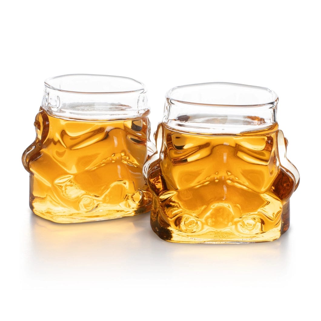 Shepperton Design Studios Wine Glass Star Wars Stormtrooper Helmet 3D Glass Set STMTRP2GLA300ML